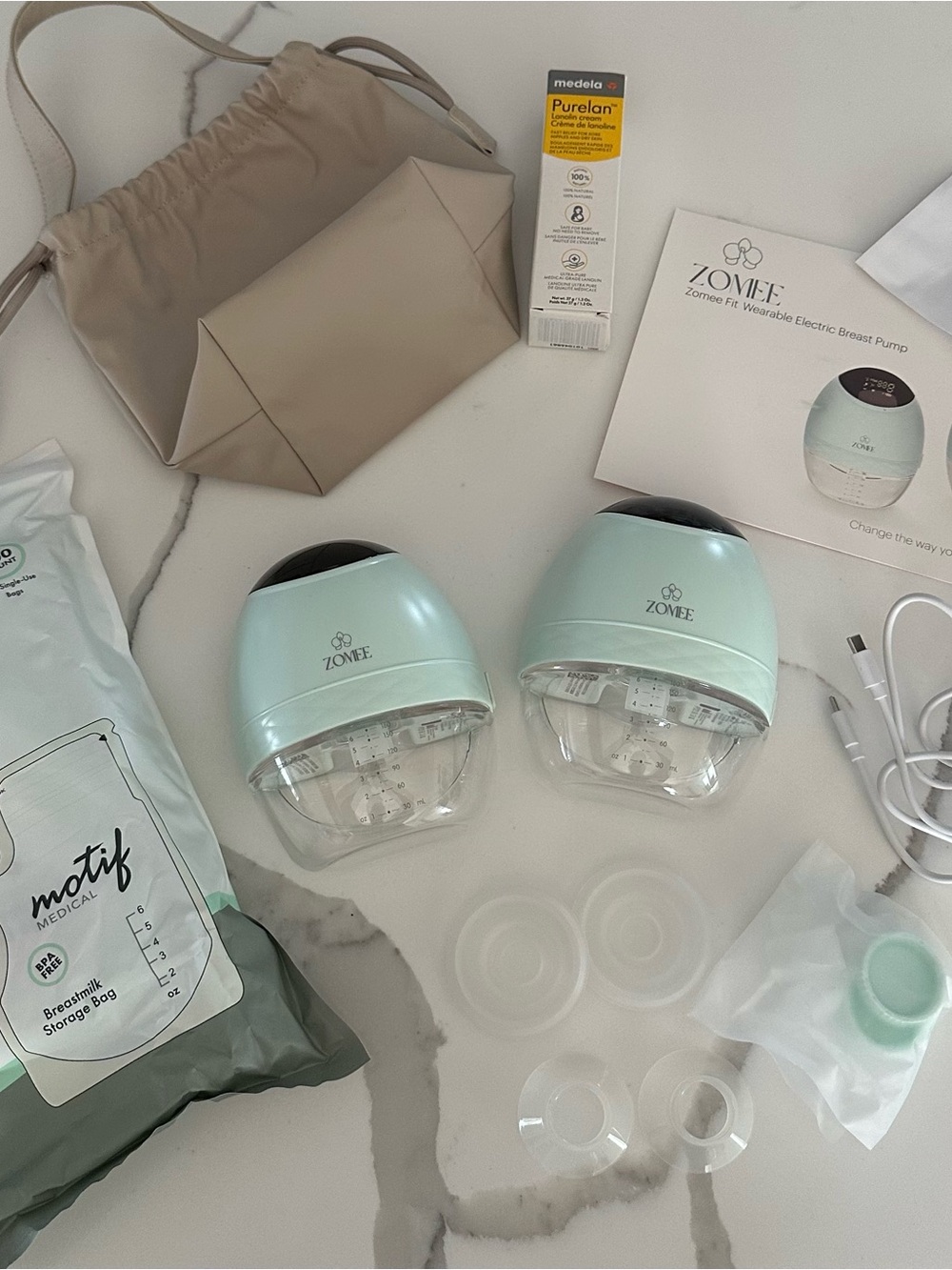 Zomee pump wearables
